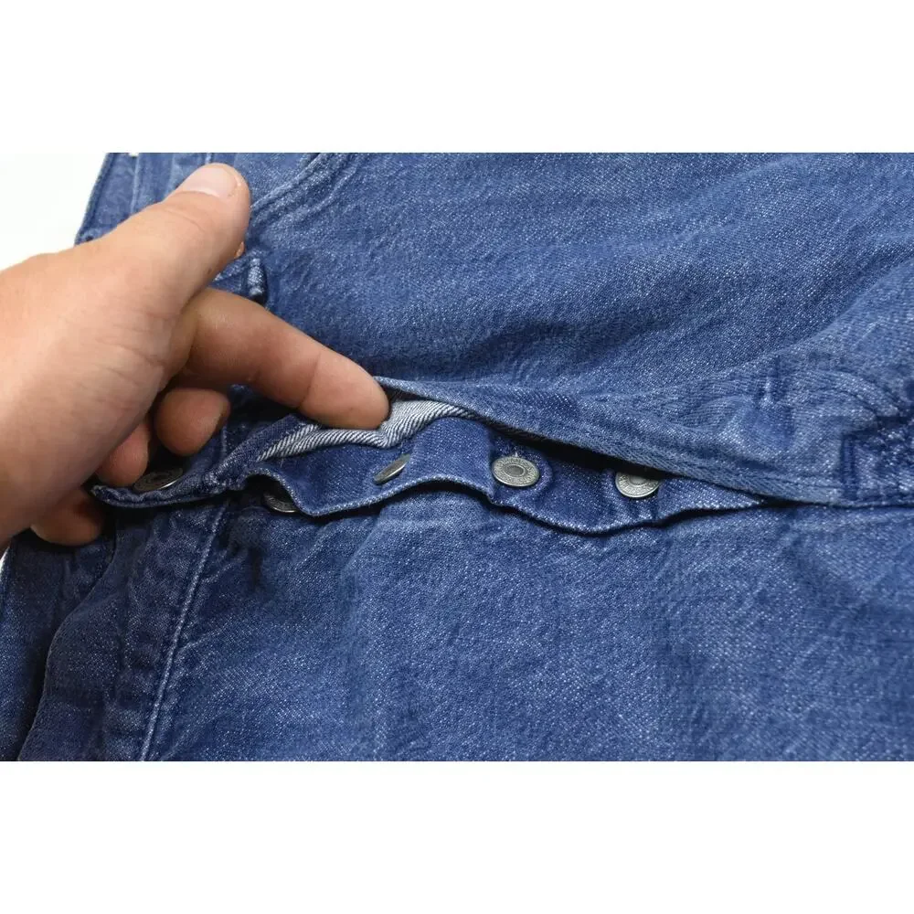 Levis 501 Shrink to Fit White Oak Cone Denim Mens 34x29 Blue Button-Fly Original
